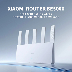 Xiaomi MijiaルーターBE5000 5Gルーターメッシュグループ2.4GHz 5GHz MLOデュアルバンドとMi Appホームネットワークファイバー互換性