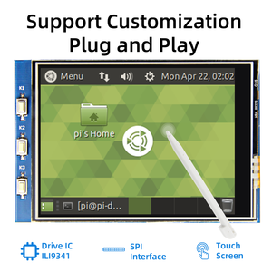 ILI9341 3.2 ''TFT SPI 320*240 Touch Screen modulo LCD 3.2 pollici Display Raspberry Pi - Product Image 2