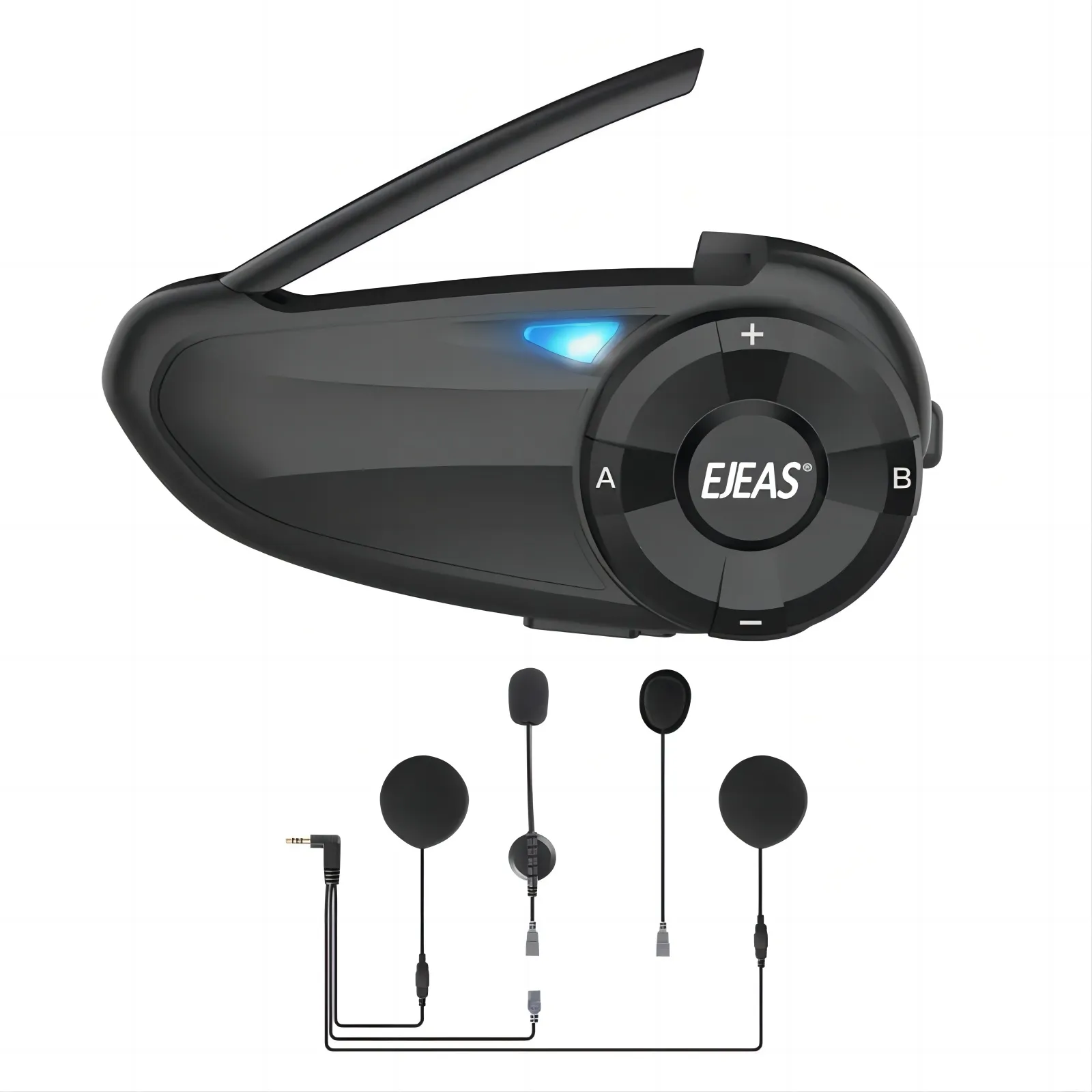 OEM Ejeas Q7 motocicleta Bluetooth intercomunicador casco auriculares con radio FM