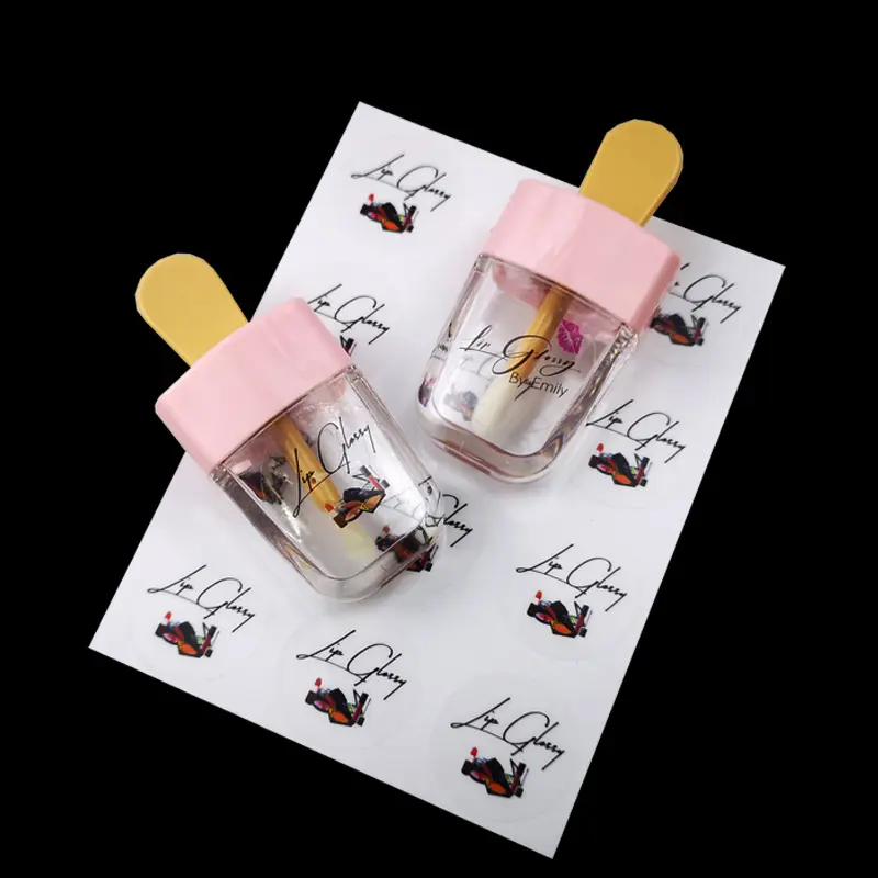 Luxe Op Maat Gemaakte Waterdichte Doorzichtige Vinylstickers Zelfklevende Cosmetische Verpakking Glas Parfum Logo Afdrukken Flesetiket