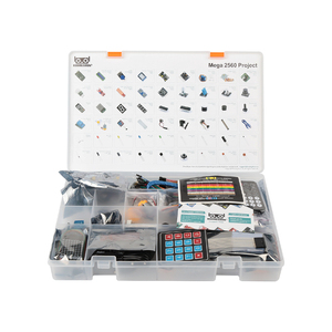 Kuongshun ชุดการศึกษาต้นกำเนิดที่สมบูรณ์โปรแกรมได้แบบ DIY พร้อมอุปกรณ์อิเล็กทรอนิกส์แบบเต็มรูปแบบสำหรับบอร์ด2560 Arduino - Product Image 2