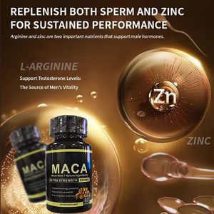 Gli uomini OEM/ODM aumentano la resistenza alla vitalità e l'equilibrio ormonale radice di Maca nera 1500mg estratto di capsule - Product Image 6