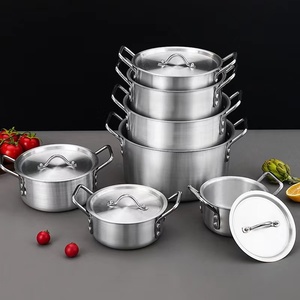 Pişirme tencere 7 adet alüminyum tencere-set asya Zen yapışmaz tencere - Product Image 4