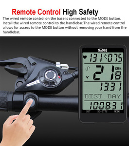 Sunding <strong>Wireless</strong> Bike <strong>Computer</strong> Heart Rate Monitor Bicycle Speedometer <strong>Cycling</strong> Odometer <strong>Wireless</strong> <strong>Cadence</strong> Sensor Outdoor Rainproof - Product Image 4