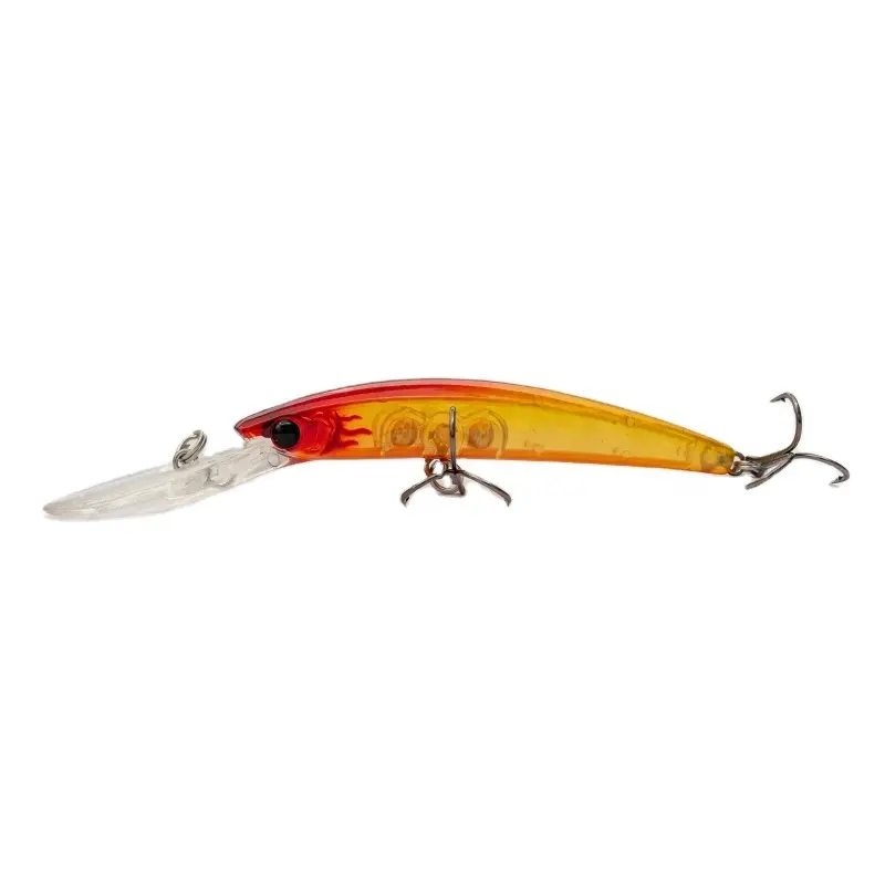 Gelgit TD-6031 uzun bill Minnow yem Wobblers balıkçılık cazibesi 90mm 10.5g Jerkbait yapay sert cazibesi kalıp bas Pike için yapma