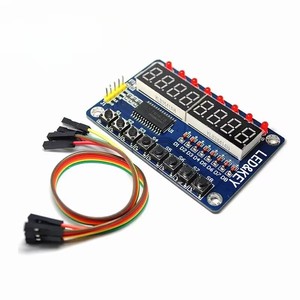 TM1638 LED-Anzeige 8-Bit-Digitalröhrenmodul 8-Bit-Tastatur-LED-Anzeigemodul