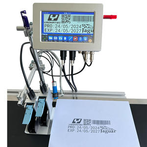 YAOMATEC 7 pollici 12.7mm 2 teste data di scadenza automatica Batch numero di codifica Logo continuo stampante a getto d'inchiostro industriale Online - Product Image 4