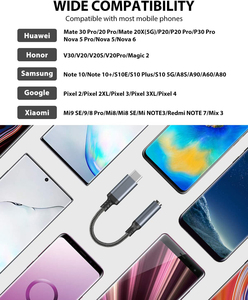 <strong>2</strong> in <strong>1</strong> <strong>Audio</strong> Jack <strong>Adapter</strong> USB C to 3.5mm <strong>Audio</strong> <strong>Adapter</strong> Aux Jack Type C for for Iphone 15 - Product Image 3