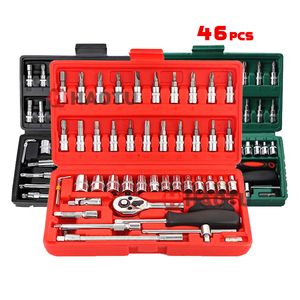 53pcs Multi Function Allen Wrench Set Car <strong>Tool</strong> <strong>Kit</strong> Set Box Hex Socket Screw Ratchet Wrench Set - Product Image 3