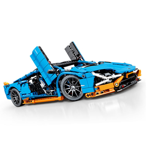 Boys için yapı blok setleri 1261 adet eğitim Diy uzaktan oyuncaklar modeli tuğla kiti elektrikli montaj Rc yapı taşı araç seti - Product Image 1