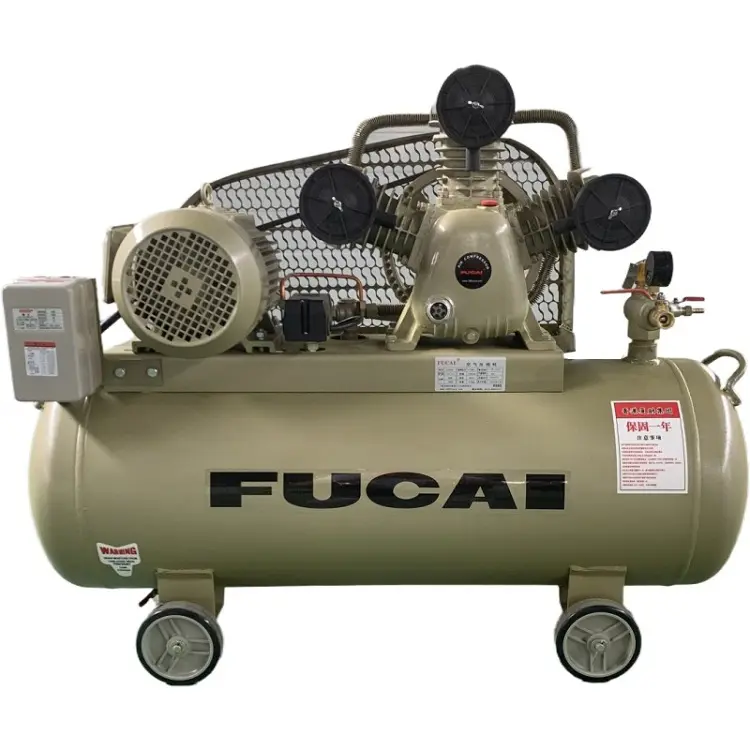 FUCAI 3 kw 4 ps luftkompressor industrieller luftkompressor 100 liter riemen kolben-luftkompressor