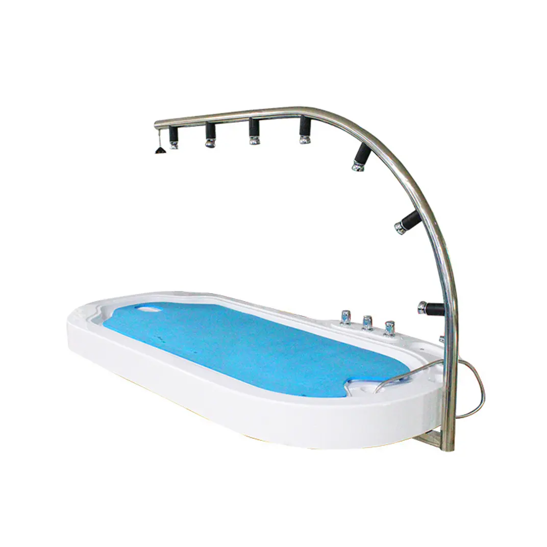 Lettino da massaggio a flusso d'acqua di alta qualità lettino da massaggio a getto d'acqua lettino da Spa usato acrilico Vicky Shower idroterapia per massaggio Spa Center