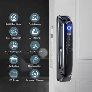 Alta sicurezza grande codice cancello telecomando Tuya Wifi APP blocco automatico sistema di blocco impronta digitale Smart Lock