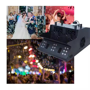 1500W DMX 512 LEDワイヤレスリモコンフォグバブルマシン自動パーティーステージコンサート結婚式用 - Product Image 1