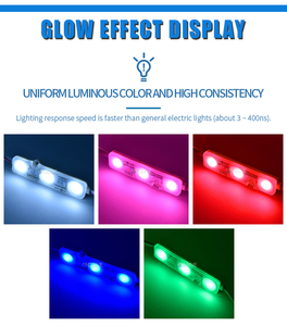 Kırmızı yeşil mavi sarı pembe sıcak soğuk beyaz su geçirmez IP67 1.2w 6618 5630 12v enjeksiyon işareti için led modülü - Product Image 4