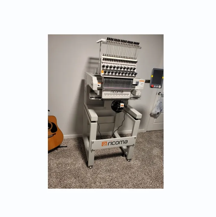 Fast delivery single head 20 needle embroidery machine in stock