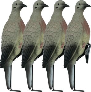 狩猟用デコイ屋外狩猟用バイオニックプラスチック製の餌鳩と鳩の高性能鳥の魅力 - Product Image 4