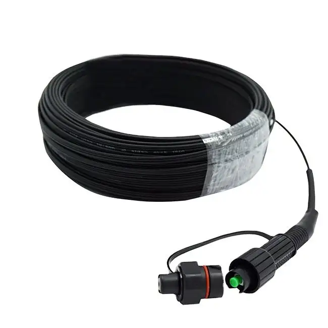 Cable de fibra óptica FTTX FTTA G657A1, parche de iluminación, cable de fibra óptica