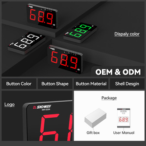 Medidor de nivel de sonido digital de alta precisión Sndway Medidor de decibelios 4 en 1 para monitoreo de viento/luz/temperatura - Product Image 4
