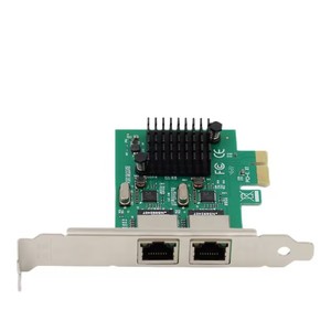 RTL8111 scheda di rete per Server Gigabit a doppia porta PCIe X1 con interfaccia interna cablata PCIE disponibile - Product Image 1