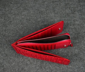 Cartera de piel de cocodrilo, tarjetero bancario, tarjetero de cuero de lujo, Tarjetero con nombre comercial, pequeño regalo, hecho a medida, largo