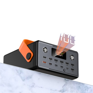 30000mAh USBType-C屋外パワーバンクフラッシュライト付き100W急速充電発電所65W出力電力消費者電子機器