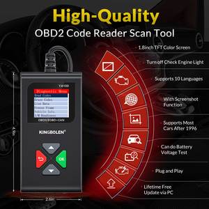 Free Shipping Ediag YA100 Professional OBD2 Scanner Auto <strong>Code</strong> Reader for EU Car VIN <strong>Scan</strong> <strong>Tool</strong> - Product Image 3
