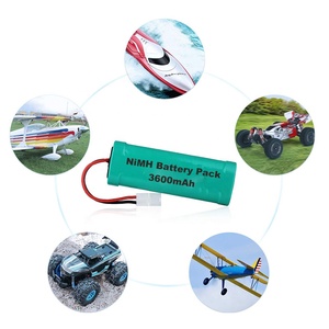 7.2V 3600mAh <span class=keywords><strong>NIMH</strong></span> 6-Cell düz şarj edilebilir pil paketi RC araba kamyon Truggy Buggy Tank uçak helikopter tekne yarış