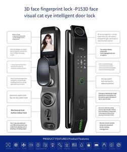 China Großhandel hochwertige intelligente biometrische Finger abdruck Schubladen schloss Smart lock Tuya Smart Türschloss tt Schloss digital - Product Image 5
