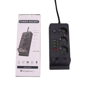Opción de carga profesional Uso de oficina Extensión de toma de corriente USB con toma múltiple para oficinas - Product Image 6