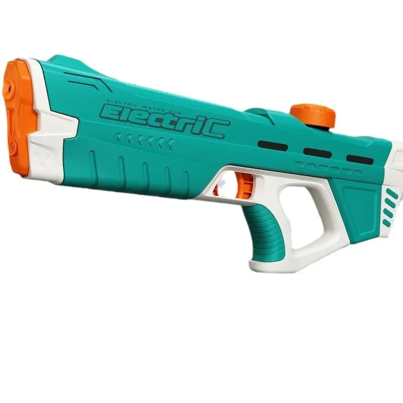 Nueva pistola de agua eléctrica automática de absorción de agua transfronteriza, modelo de pistola de agua con sonido y luz, juguetes, pistola de agua real