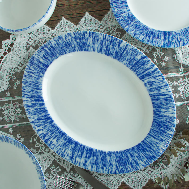 Plaque ovale de 13 pouces