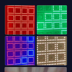 Stage Event Multiple Function 36 X3W and 648 Pcs RGB <strong>Led</strong> Strobe <strong>Thunder</strong> Curtain Matrix Lamp for Bar Party Disco - Product Image 6