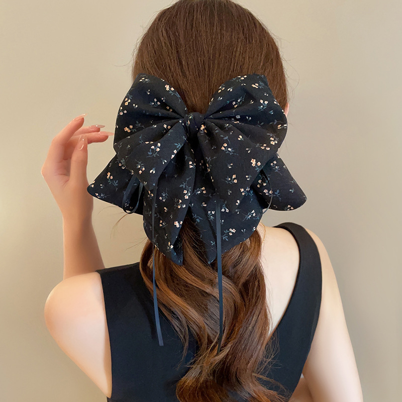 pince florale coréenne noire