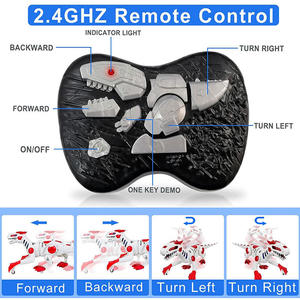 2.4G Unisex Remote Control <strong>Toy</strong> Electric Walking Mechanical Plastic Dinosaur Robot with Light <strong>Roaring</strong> Rc Dinosaurio <strong>Toys</strong> - Product Image 3