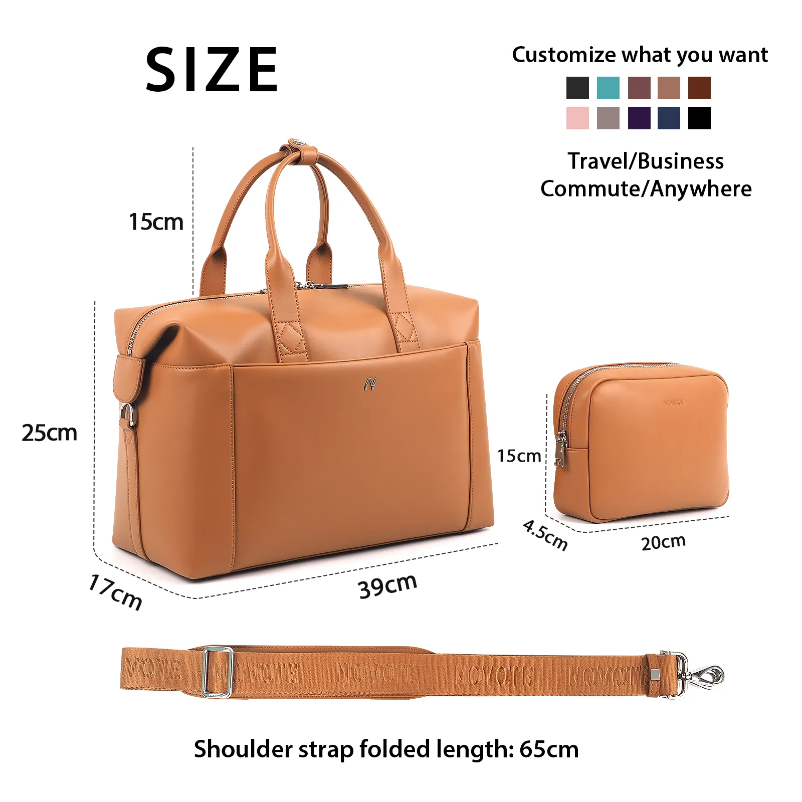 Custom Men Duffle Bag Waterproof Leather Luggage Travel Bags For Man Office Tote Large Capacity Travel Organizer Weekend Bag Set