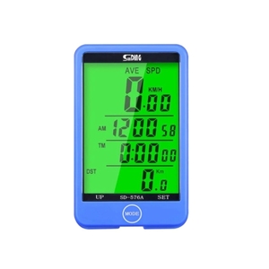 サンディング576有線サイクリングコンピューターLCDバックライトデジタルディスプレイバイクスピードメーター走行距離計ストップウォッチ防水自転車コンピューター - Product Image 1