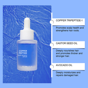 Thiết kế mới nhãn hiệu riêng mọc lại đồng màu xanh Peptide tóc huyết thanh ghk-cu Đồng Peptide tóc tăng trưởng huyết thanh - Product Image 2