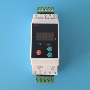 Din Rail Thermostat mit Sensor 2-Wege-Relais Ausgangs temperatur Alarm regler AC90 ~ 260V NO NC Ausgang 7A/250VAC - Product Image 2