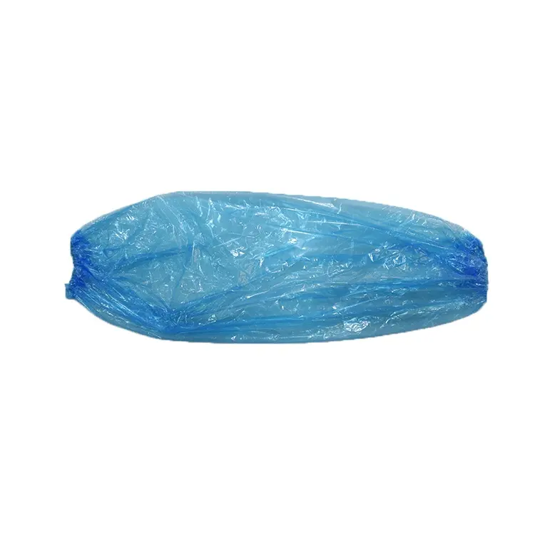 Hand Made Disposable Waterproof Protective LDPE Sleeve Cover Blue