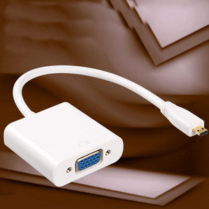 Mini Micro <strong>HDMI</strong> <strong>to</strong> VGA Adapter Converter Mini <strong>HDMI</strong> Conversion Cable 1080P Micro <strong>HDMI</strong> Male <strong>to</strong> VGA Female for PC <strong>Computer</strong> Laptop