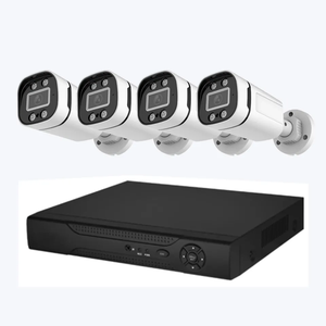 AHD DVR kit full Color Night Vision bullet Camera sistemi di sorveglianza in plastica 4CH 1MP 2MP DVR sistema di telecamere CCTV - Product Image 1
