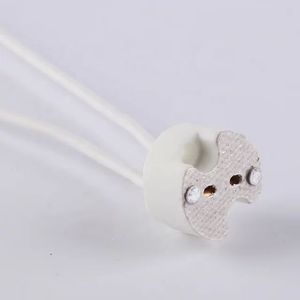 <strong>LED</strong> Light Halogen Lamp Ceramic Wire Connector Base Socket Adapter MR16 <strong>MR11</strong> <strong>G4</strong> GU5.3