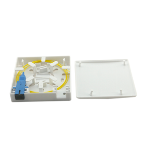 Precio de fábrica Mini caja de terminales de fibra óptica 2 puertos Tipo de escritorio conectar SC/LC Pigtail 2 Core FTTH caja de terminales interior - Product Image 5