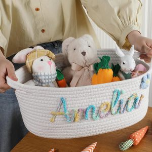 Etsy cá nhân handmade tên Thư Halloween bông dây lưu trữ giỏ tự làm hộp kẹo có thể được sử dụng như một tên - Product Image 1