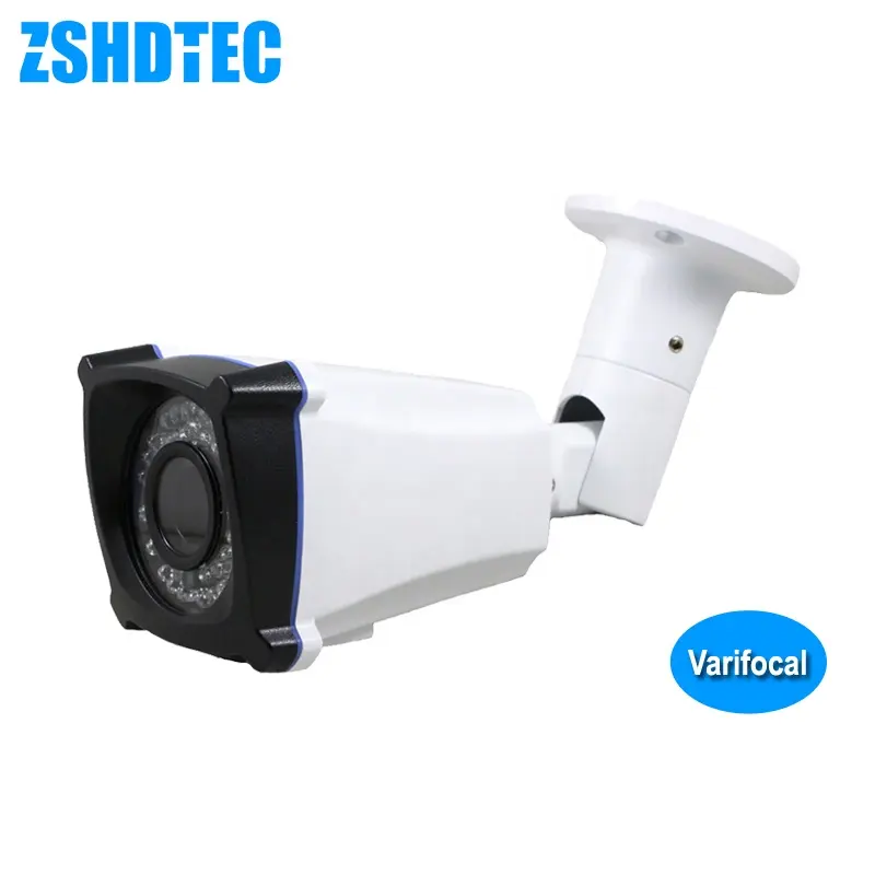 5mp hd cctv della pallottola della macchina fotografica del ip di IP66 resistente alle intemperie all'aperto telecamera di sorveglianza digitale esterno lente varifocale 2.8-12mm