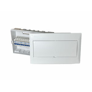 Ventas directas de fábrica Distribuidores de energía eléctrica de estilo simple Caja de distribución de plástico DB de 16 vías
