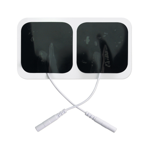 Quadratische Ersatz elektroden <span class=keywords><strong>pads</strong></span> Vlies elektrode EMS <span class=keywords><strong>TENS</strong></span>-Einheit Klebe elektrode <span class=keywords><strong>TENS</strong></span>-Pad 5x5cm mit 2mm Pigtail-Stift - Product Image 3