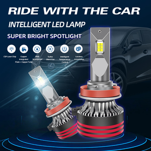 Haizg bán buôn M8 Pro tự động <span class=keywords><strong>Led</strong></span> Đèn Pha công suất cao Ống đồng đơn <span class=keywords><strong>H4</strong></span> xa xe ánh sáng H1 bóng đèn 6000K Nhiệt độ màu 120W - Product Image 6