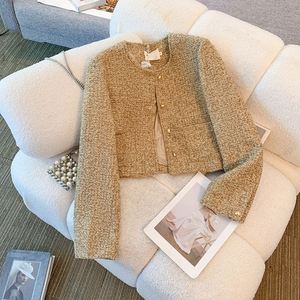 精致夹克2025新款女春秋气质高档圆领短款上衣 - Product Image 3
